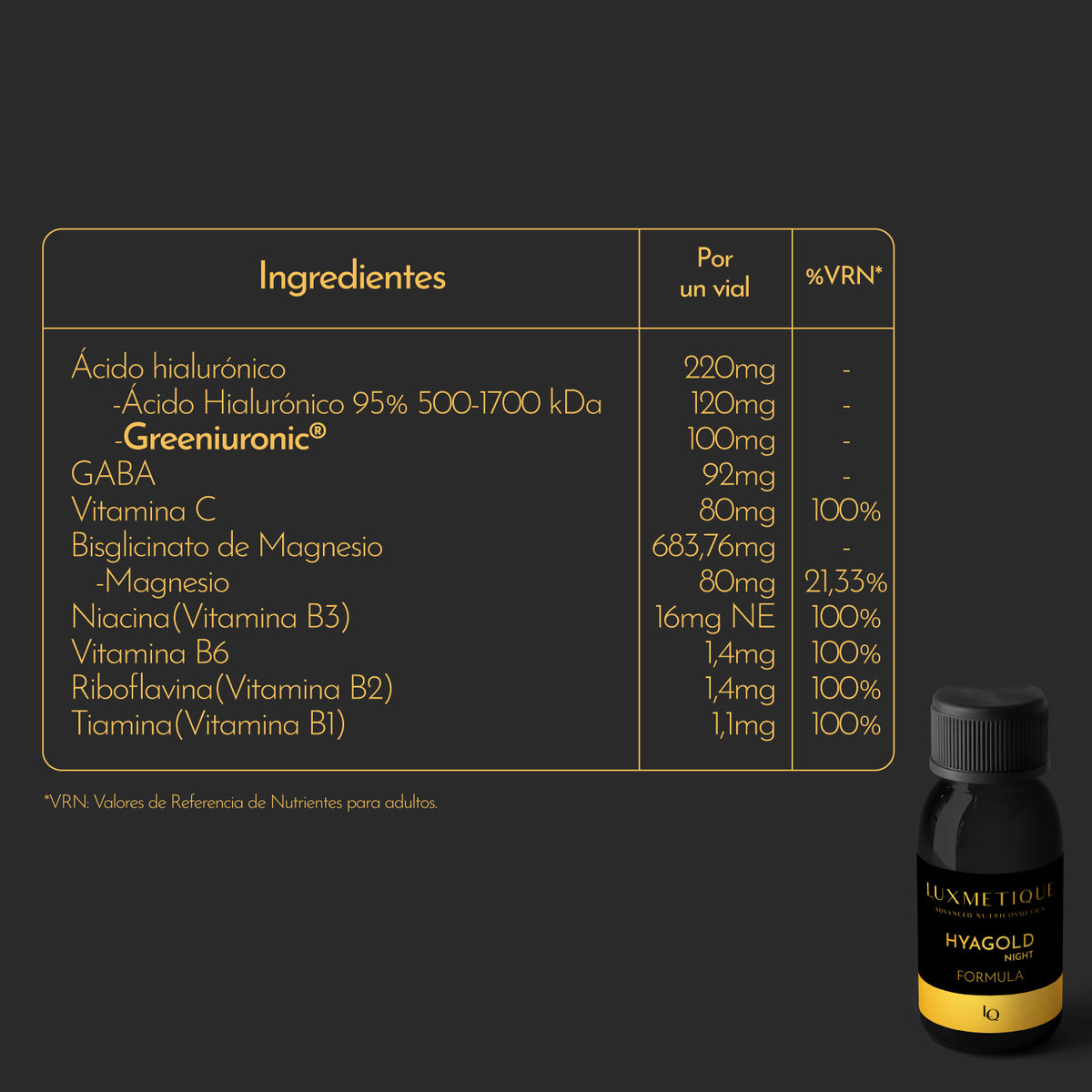 HYAGOLD NIGHT FORMULA
